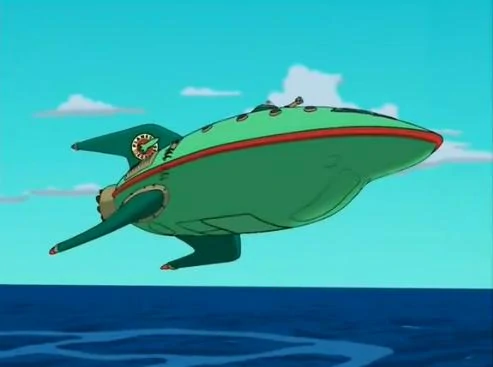 logo nave espacial planet express